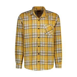 پیراهن آستین بلند مردانه ان سی نو مدل دورا رنگ زرد