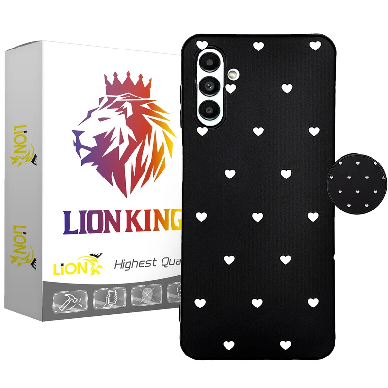  کاور لاین کینگ مدل IMD GHALBI مناسب برای گوشی موبایل سامسونگ Galaxy A13 5G به همراه پایه نگهدارنده