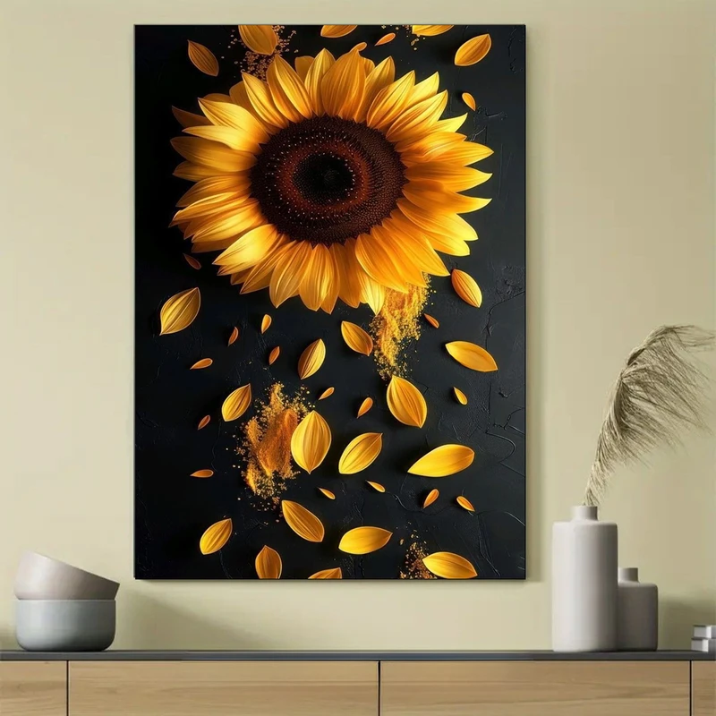 تابلو شاسی مدل گل آفتاب گردان