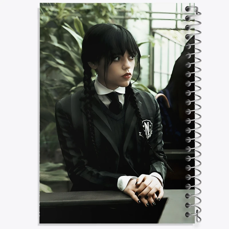 دفتر مشق 50 برگ خندالو طرح ونزدی (Wednesday) کد N3134