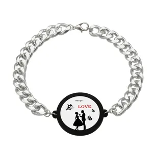 دستبند ناکسیگو مدل Love کد BZ7614