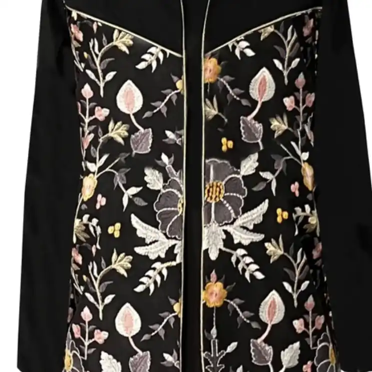 مانتو زنانه مدل سوزندوزی شکوفه