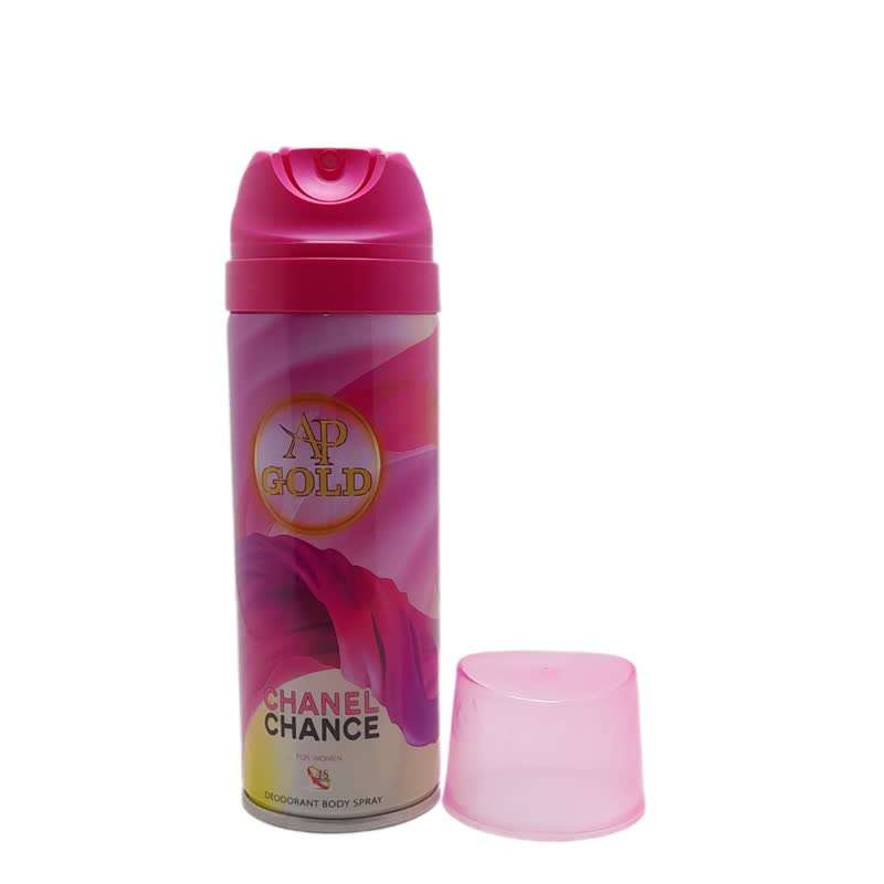 اسپری خوشبو کننده بدن زنانه ای پی گلد مدل CHANEL CHANCE حجم 200 میلی لیتر اسپری خوشبو کننده بدن زنانه ای پی گلد مدل CHANEL CHANCE حجم 200 میلی لیتر