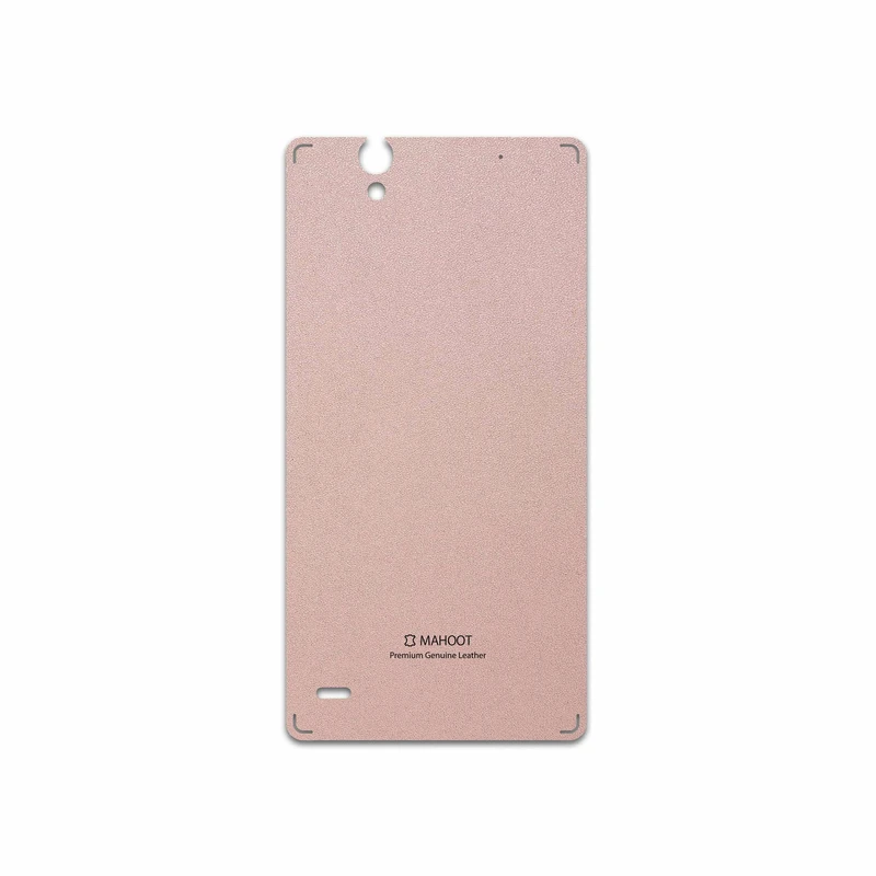 برچسب پوششی ماهوت مدل Rose Gold Leather مناسب برای گوشی موبایل سونی Xperia C4