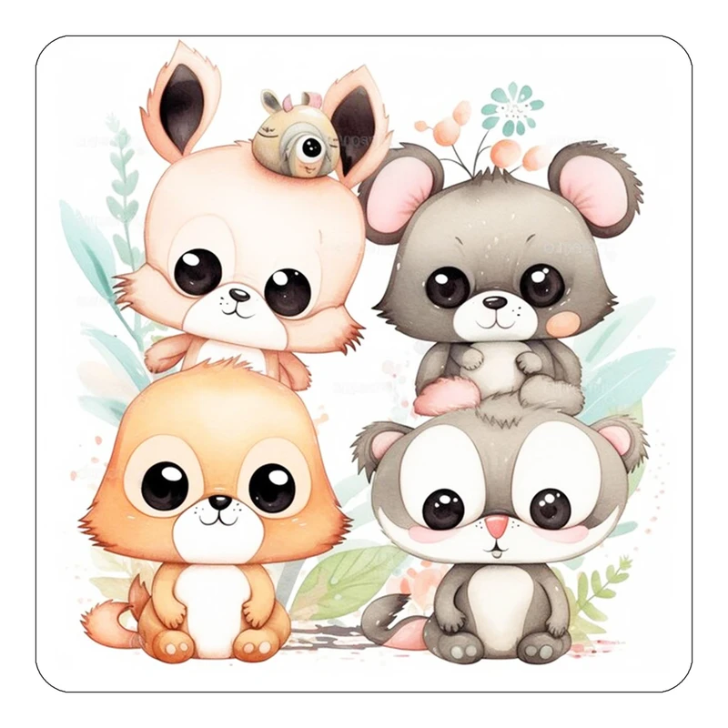 مگنت کاکتی طرح حیوانات کارتونی مدل mp28833