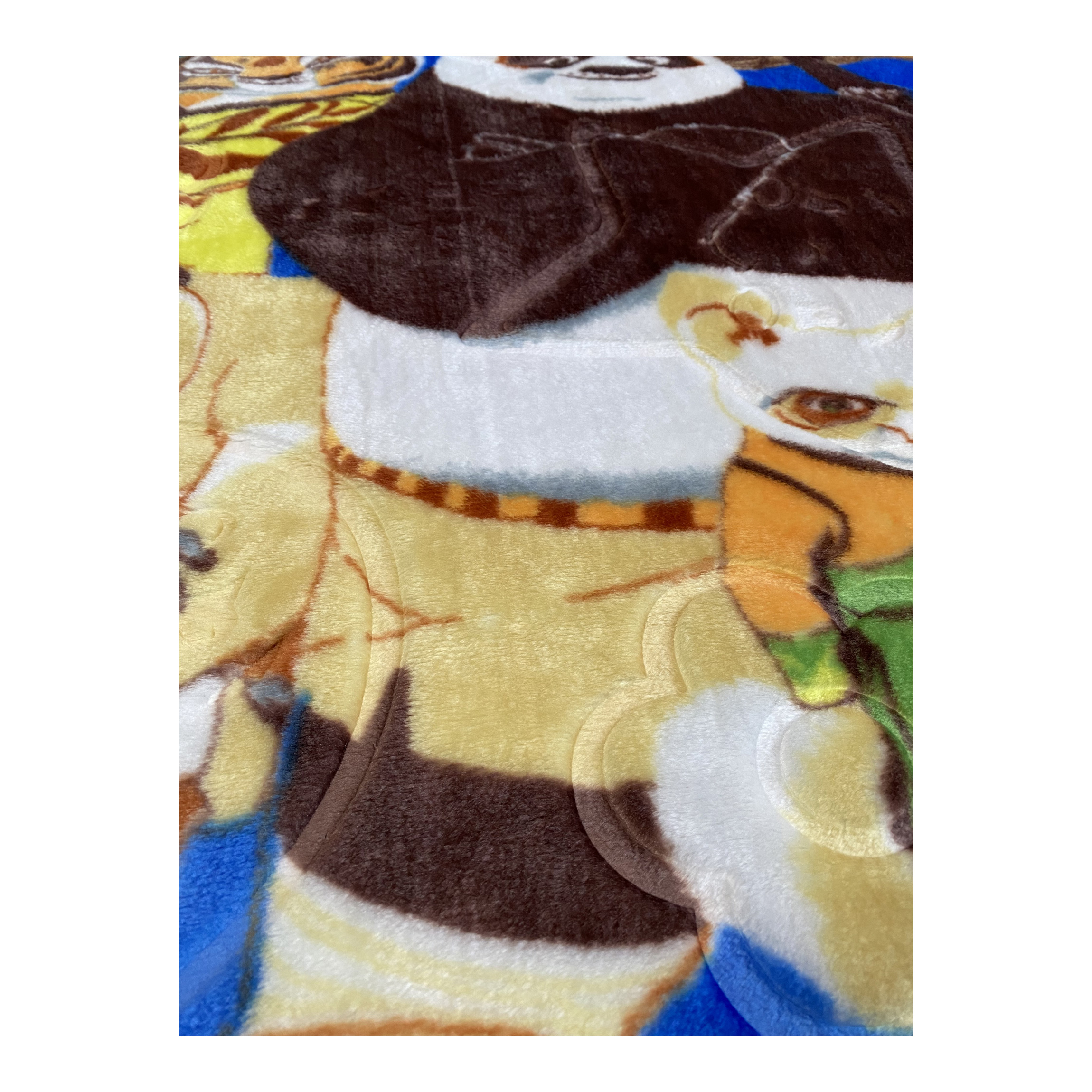 پتو کودک و نوزاد مدل پاندای کونگ فو کار سایز 140x110 سانتی متر