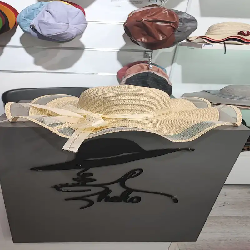 کلاه حصیری زنانه مدل دالبری توری کد 004