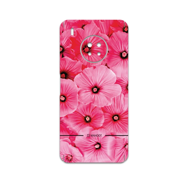 برچسب پوششی ماهوت مدل Pink-Flower مناسب برای گوشی موبایل هوآوی Y9a