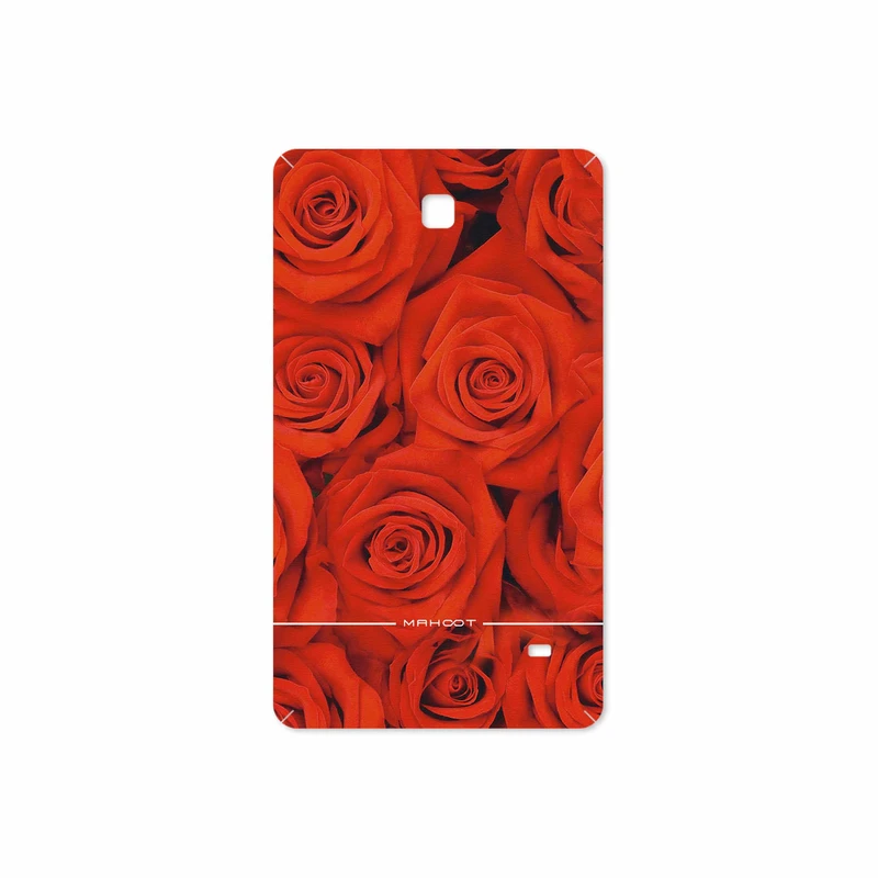 برچسب پوششی ماهوت مدل Red-Flower مناسب برای تبلت سامسونگ Galaxy Tab 4 7.0 2014 T231