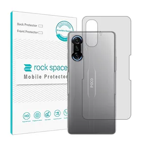 Transparent Rockspace HyGEL phone back protector suitable for Xiaomi Poco F3 GT mobile phone