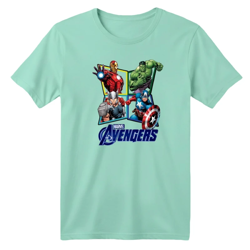 تی شرت آستین کوتاه بچگانه مدل قهرمانان