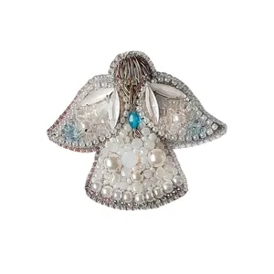 گل سینه زنانه مدل فرشته 5069