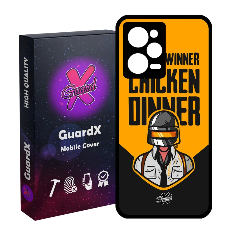 کاور گارد ایکس طرح Pubg مدل Glass10182 مناسب برای گوشی موبایل شیائومی Redmi Note 12 Pro 5G/Poco X5 Pro 5G/Note 12 Pro Pro speed