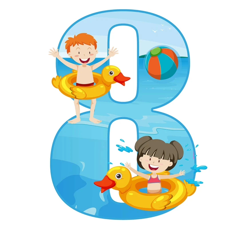 استند رومیزی مدل عدد 8 طرح شنا کد 1681