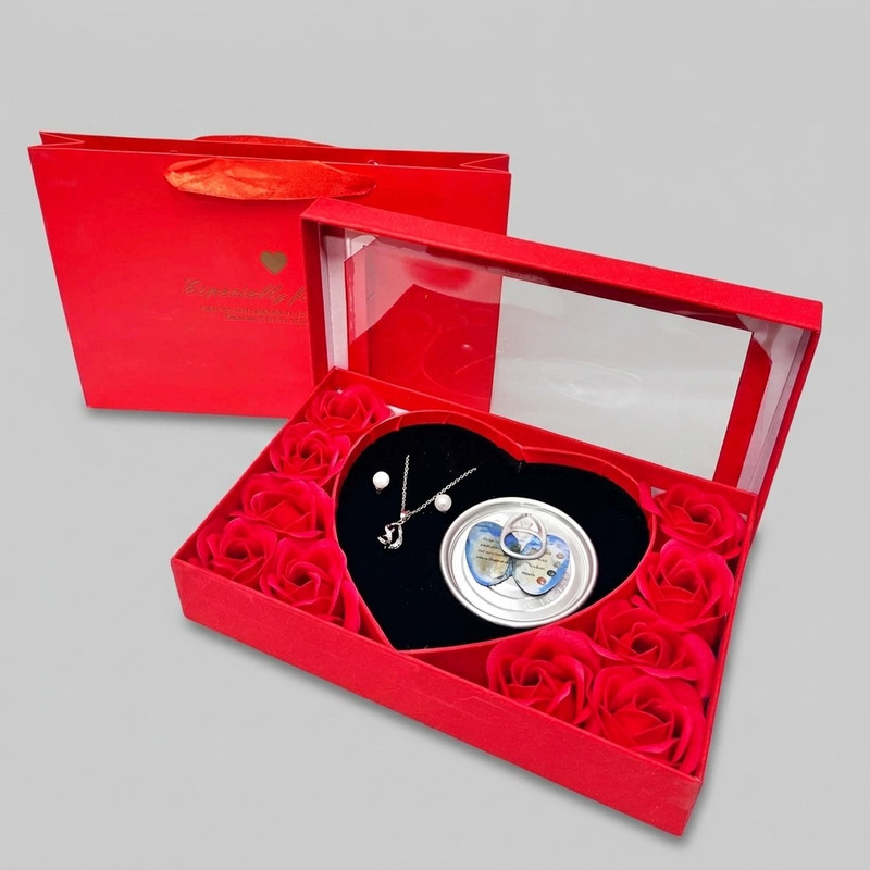 ست هدیه زنانه مدل مروارید عشق کد 01 مجموعه 5 عددی