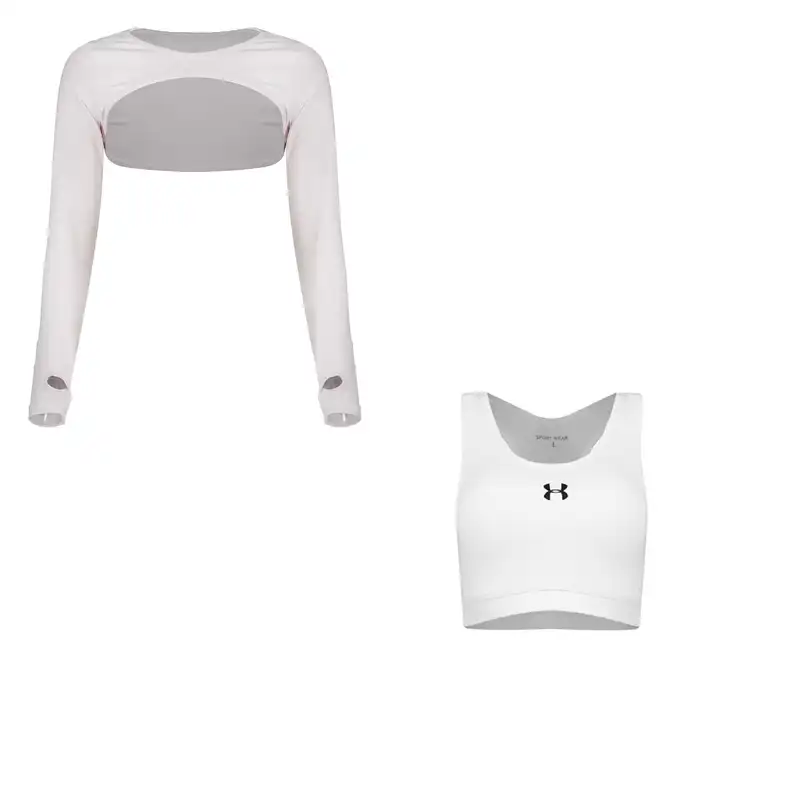 نیم تنه ورزشی زنانه مدل 70-1801 مجموعه 2 عددی