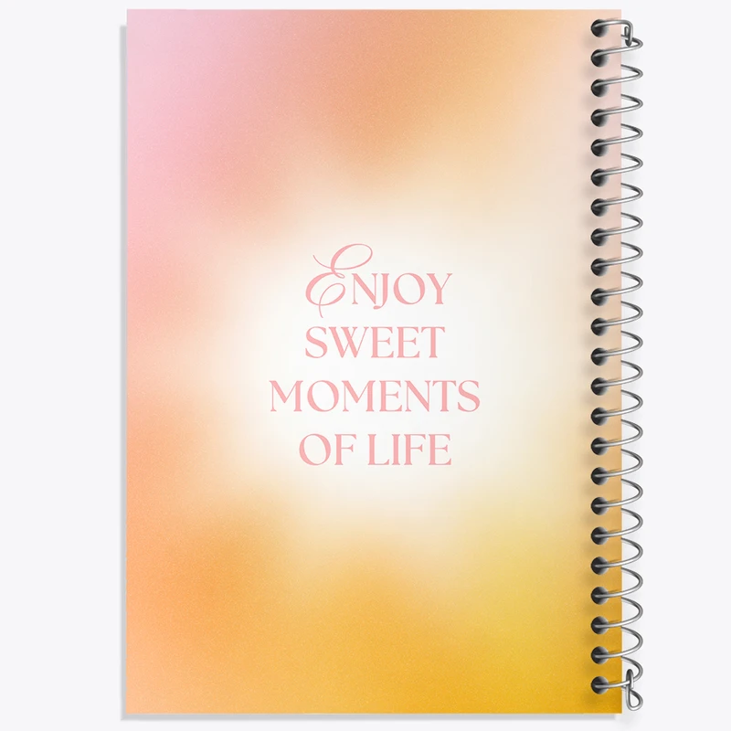 دفتر لیست خرید 50 برگ خندالو طرح Enjoy Sweet Moments Of Life کد N2362