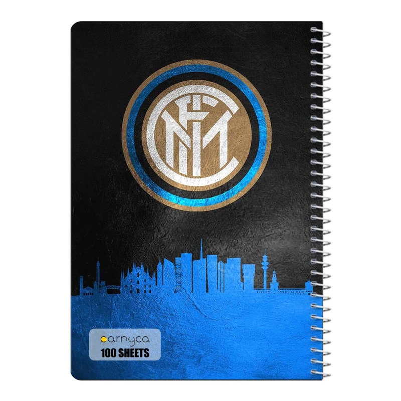 دفتر مشق 100 برگ سیمی کارنیکا طرح اینتر میلان Inter Milan کد 88319