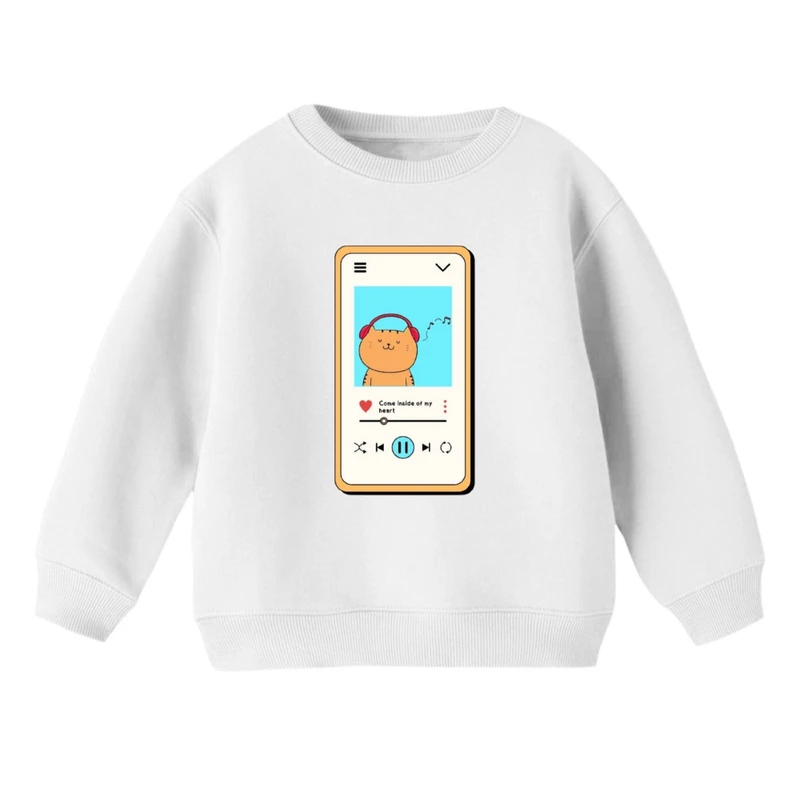 سویشرت بچگانه مدل پلی لیست موبایل  