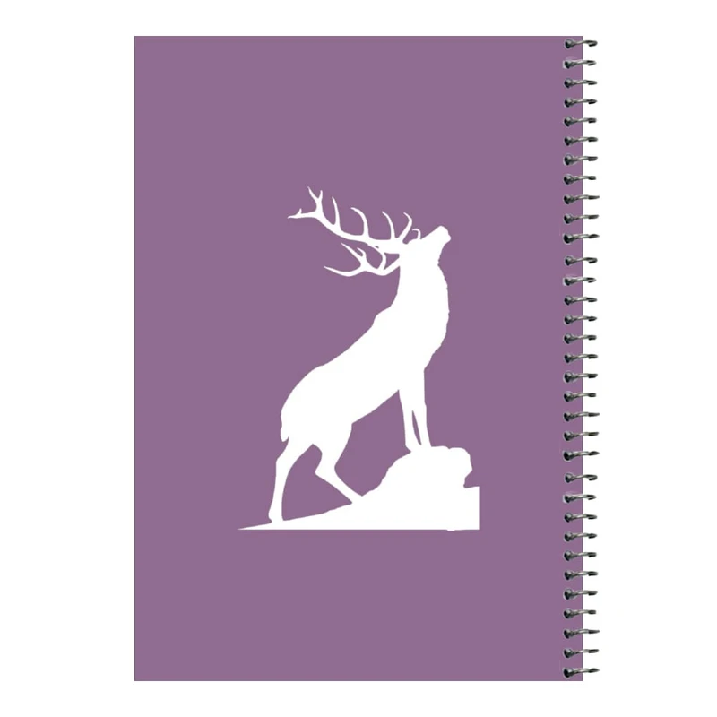 دفتر مشق 80 برگ اس جی مدل گوزن کد۲     