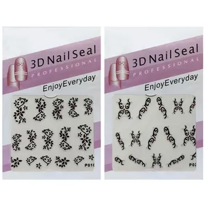 استیکر طراحی ناخن مدل P010-P021 کد RKH_1574 مجموعه 2 عددی