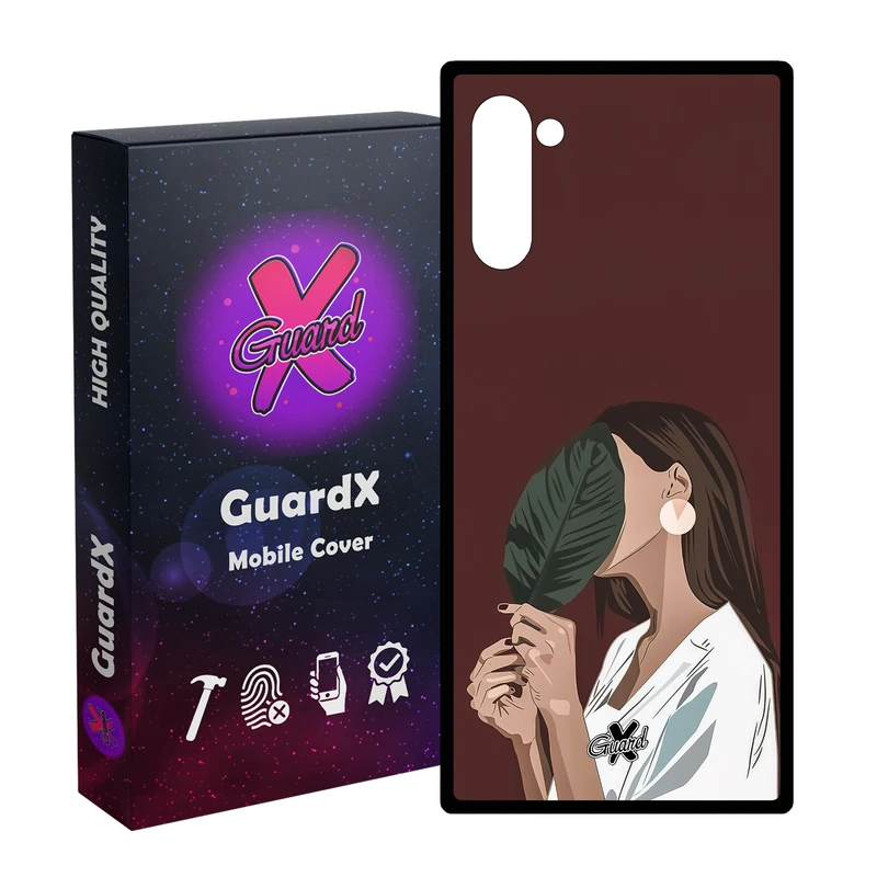 کاور گارد ایکس طرح دختر مدل Glass10476 مناسب برای گوشی موبایل سامسونگ Galaxy Note 10