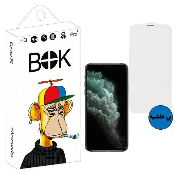 محافظ صفحه نمایش بوک مدل Sound Mesh طرح بی حاشیه  مناسب برای گوشی موبایل اپل Iphone 11 Pro Max