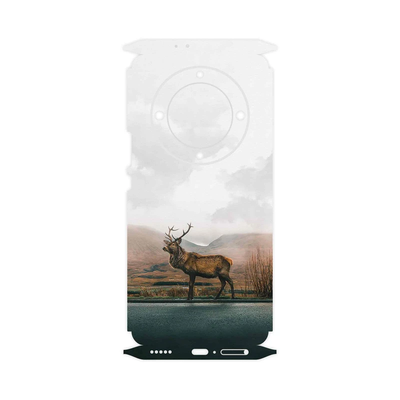 برچسب پوششی ماهوت مدل Horned_Deer-FullSkin مناسب برای گوشی موبایل آنر Magic 5 Lite
