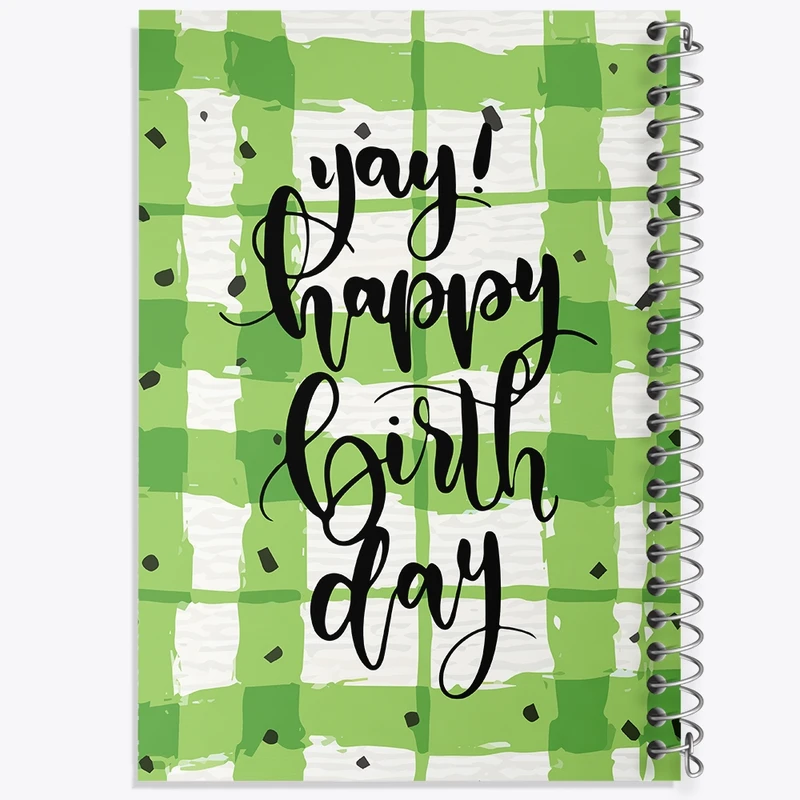 دفتر لیست خرید 50 برگ خندالو طرح تولدت مبارک کد F2309