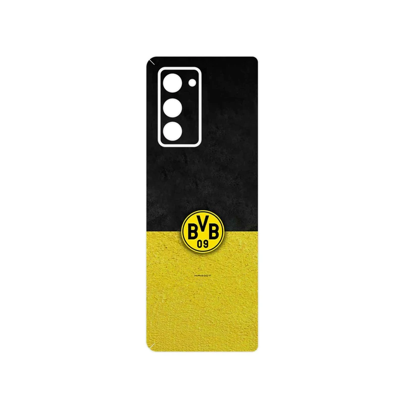 برچسب پوششی ماهوت مدل Borussia Dortmund FC مناسب برای گوشی موبایل سامسونگ Galaxy Z FOLD 2