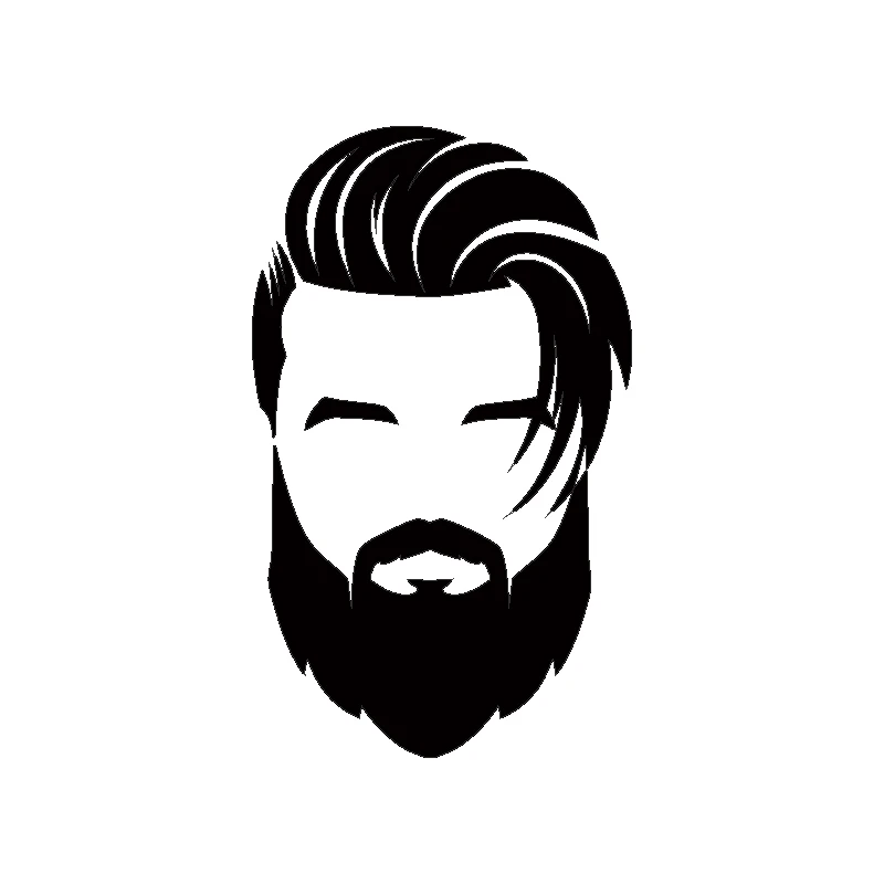 استیکر شیشه آرایشگاه کد k18