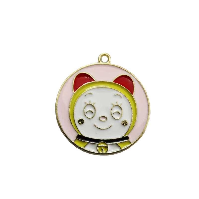 آویز گردنبند بچگانه مدل گربه مهربون خندان کد AG 1020