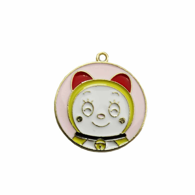 آویز گردنبند بچگانه مدل گربه مهربون خندان کد AG 1020