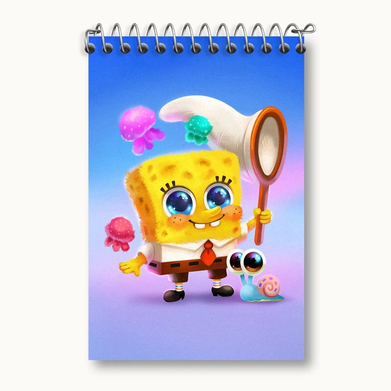 دفتر یادداشت 50 برگ خندالو مدل باب اسفنجی کد F2210