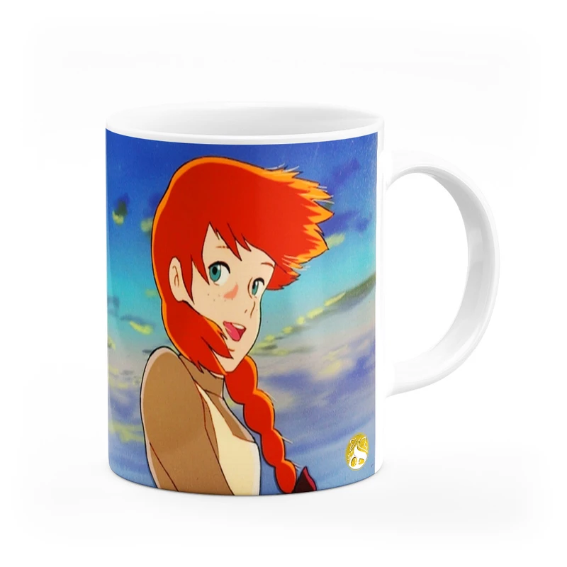 ماگ هومرو طرح انیمیشن آن شرلی با موهای قرمز مدل MG3252