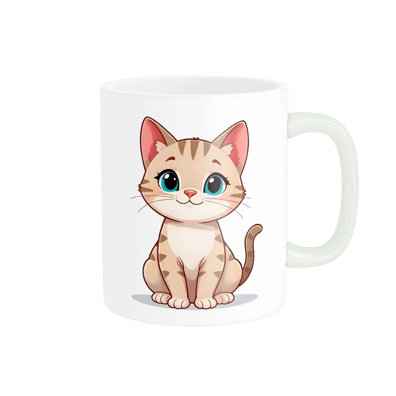 ماگ پاد آفرین طرح گربه کد 1958