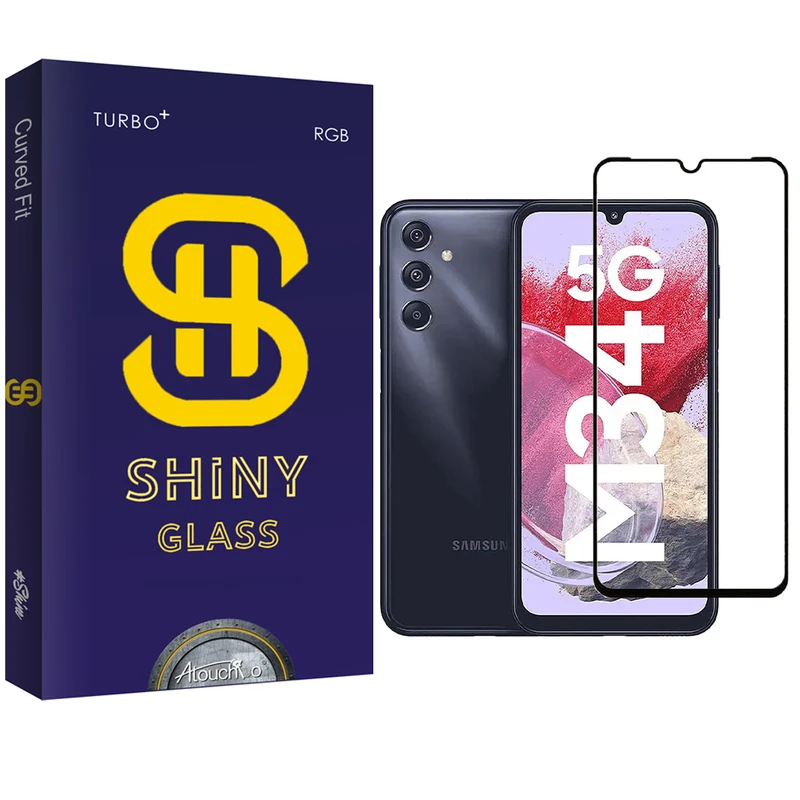 محافظ صفحه نمایش آتوچبو مدل Shiny Glass مناسب برای گوشی موبایل سامسونگ Galaxy M34 5G