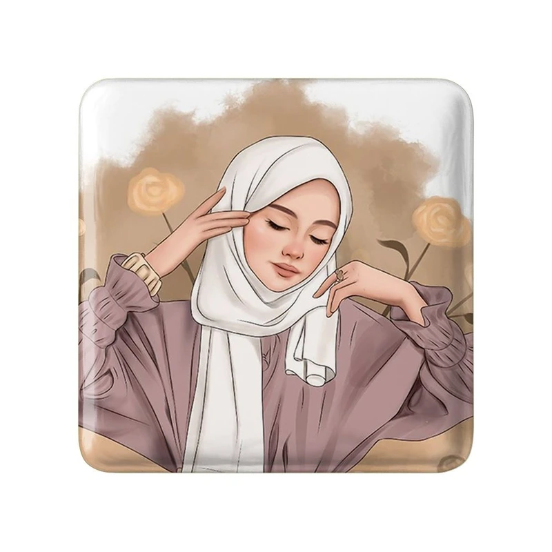 مگنت خندالو مدل دخترانه باحجاب کد 26012