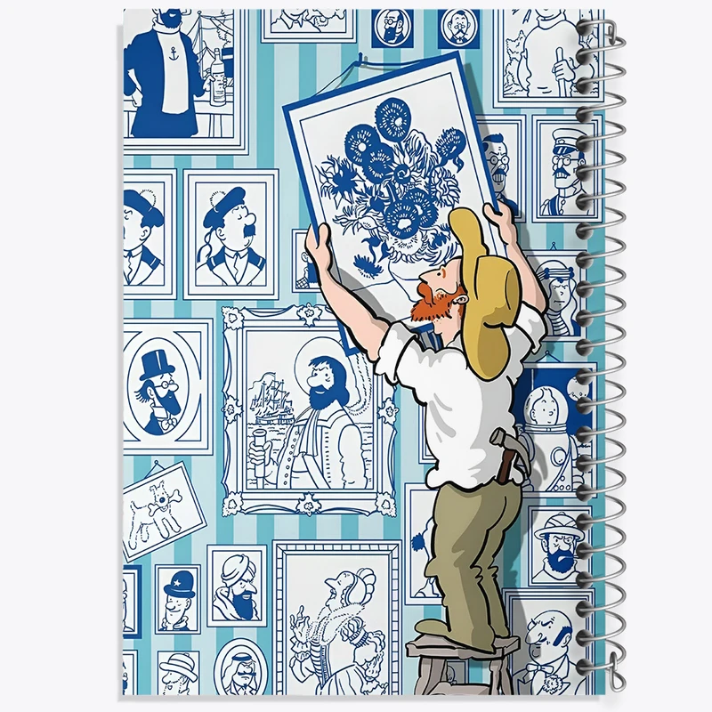 دفتر ژورنال نویسی 50 برگ خندالو مدل نقطه ای طرح ونسان ونگوگ کد F6493