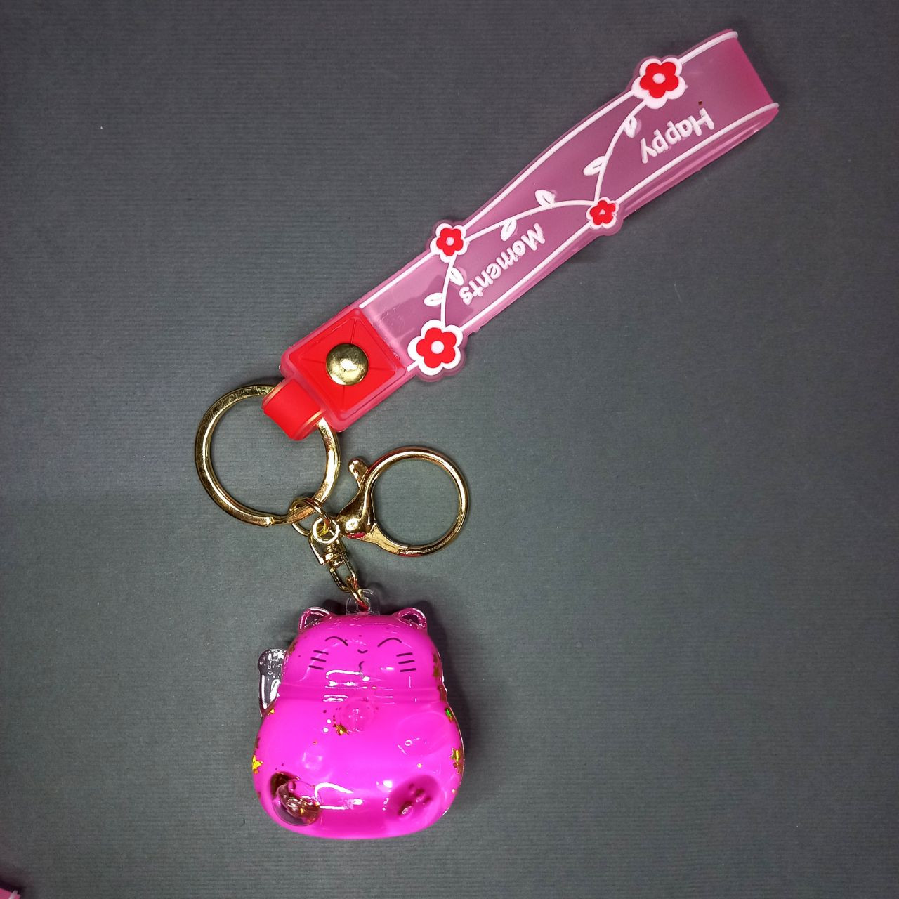 جاکلیدی دخترانه مدل آکواریومی طرح گربه کد 01