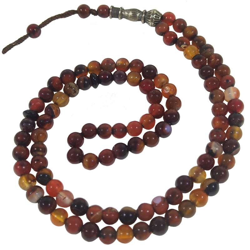 تسبیح مدل سنگ عقیق سلیمانی 