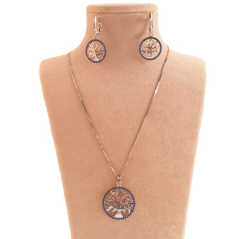 نیم ست نقره زنانه مدل 39