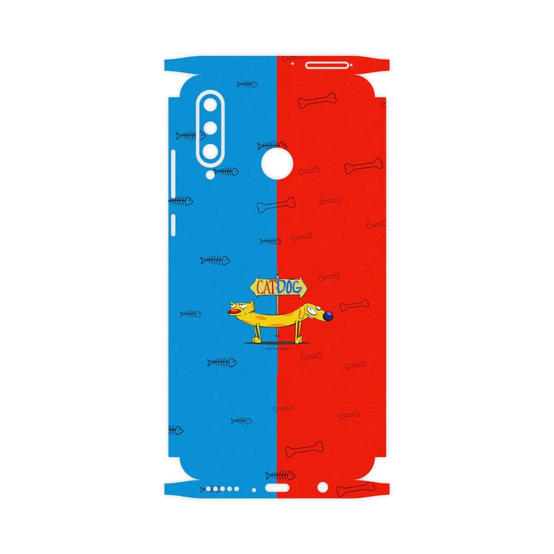 برچسب پوششی ماهوت مدل CatDog-FullSkin مناسب برای گوشی موبایل هوآوی P30 Lite (24 MP Camera)