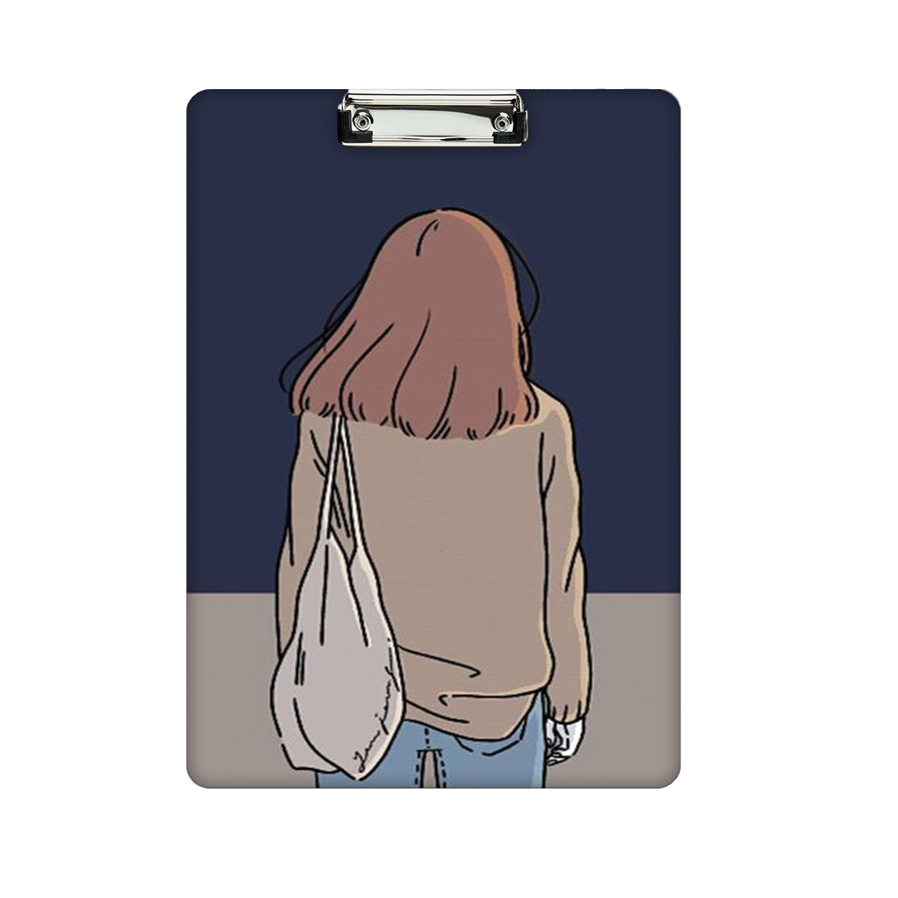 تخته شاسی طرح دختر کد 482 سایز A4