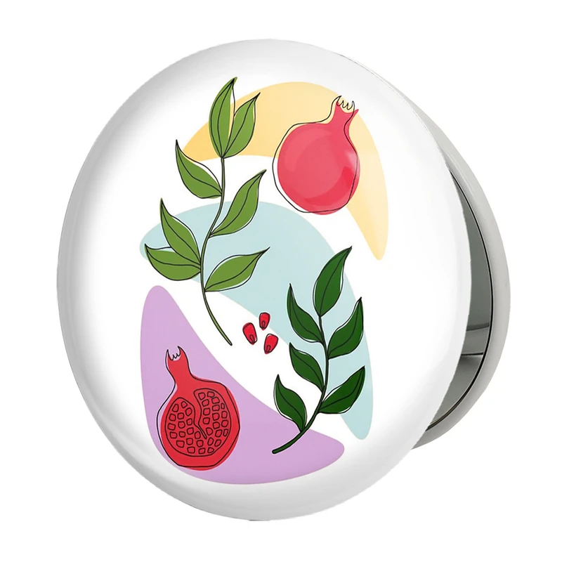 آینه جیبی خندالو طرح شب یلدا مدل تاشو کد 20383 