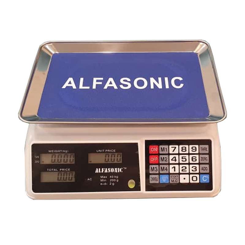 ترازو فروشگاهی آلفاسونیک مدل AS-A072 ترازو فروشگاهی آلفاسونیک مدل AS-A072