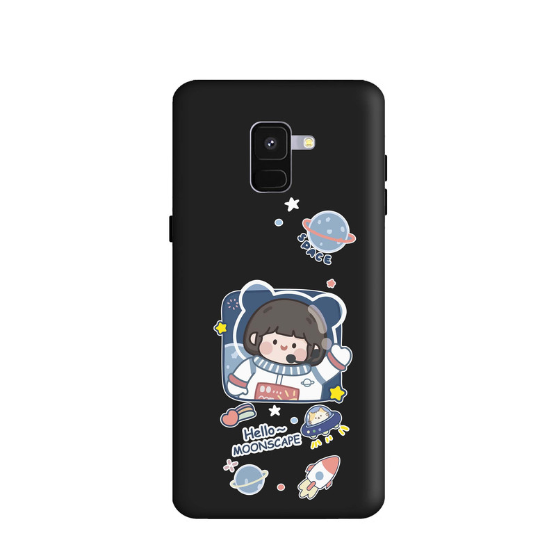 کاور طرح فضانورد کد m2557 مناسب برای گوشی موبایل سامسونگ Galaxy A8 Plus 
