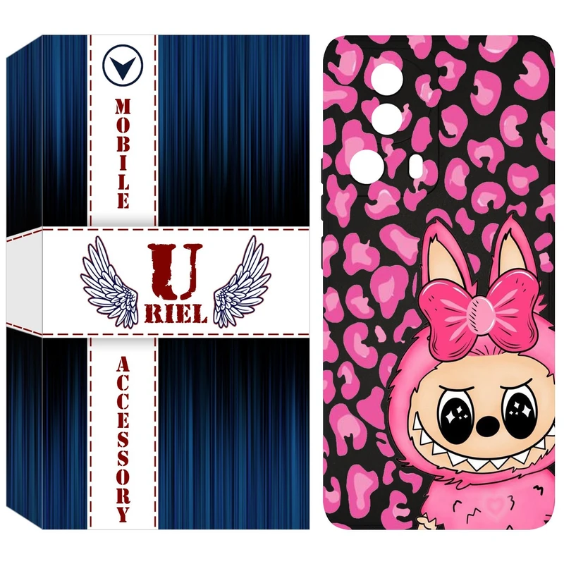 کاور یوریل قاب مدل KSH کد 107 طرح عروسک لبوبو مناسب برای گوشی موبایل شیائومی 13 Lite