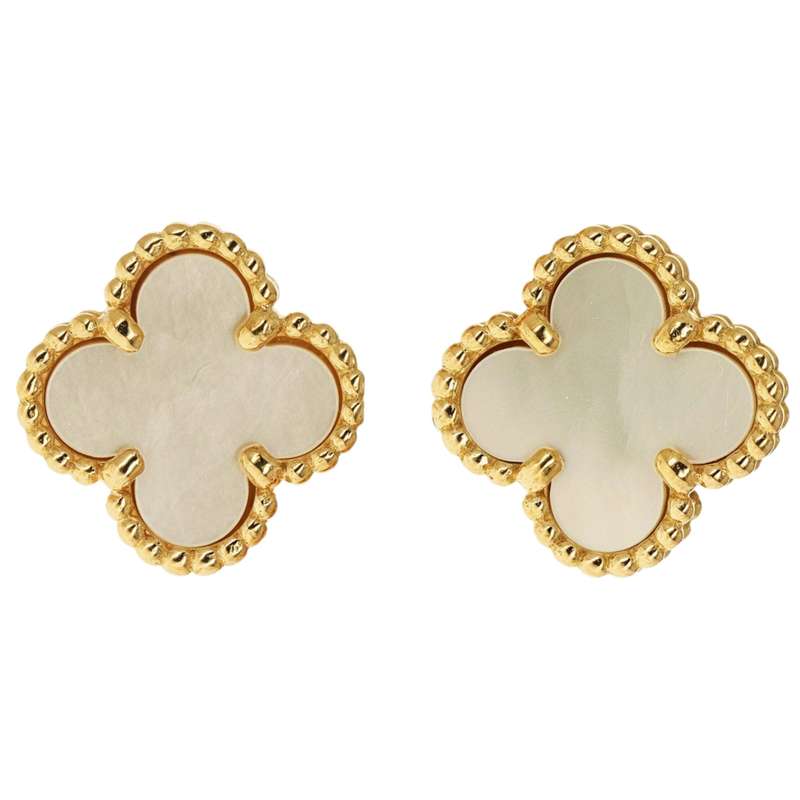 گوشواره میخی زنانه مدل ونکلیف گل