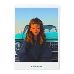 کارت پستال ماسا دیزاین طرح دختر مدل ZOD083